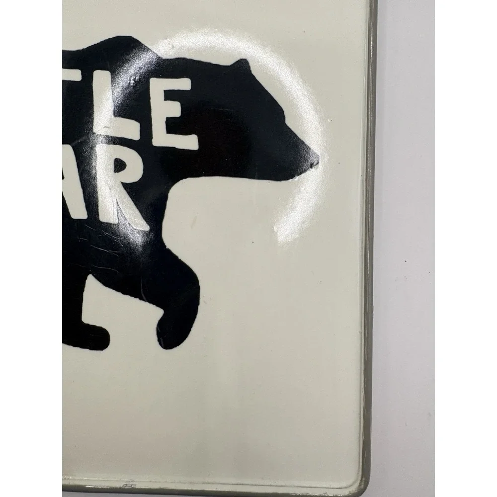 BE BRAVE LITTLE BEAR METAL SIGN HAS KICKSTAND PLZ READ